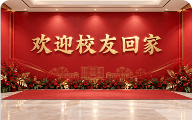 校庆接待区